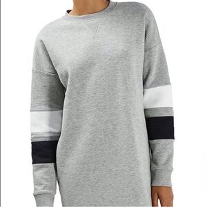 TOPSHOP colorblock sweatshirt dress Sz. 6